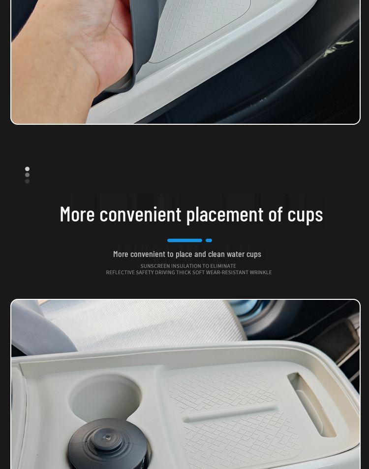 Anti-slip Silicone Mat for Jihu T1 Center Console Storage Tray
