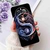 For Realme 12 Pro RMX3842 6.7" Summer Lotus Cute Cat Soft Silicone TPU Cover For Realme 12Pro+ 12Pro Plus RMX3840 Bumper Shell