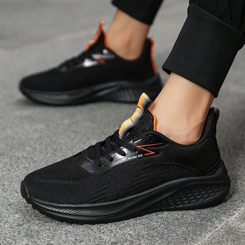 Shoes, sports shoes, new autumn mesh breathable soft-soled running shoes, ultra-light shock-absorbing running shoes