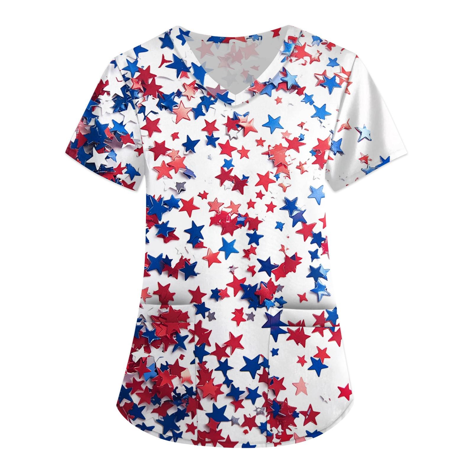 

Женская мода V-образный вырез короткий рукав комбинезон с карманами принт топы одежда XL