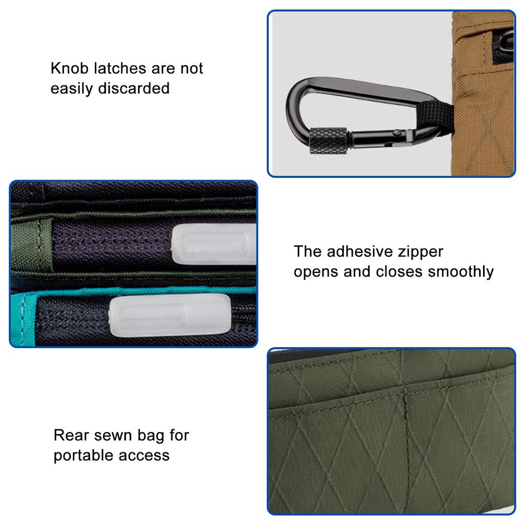 Cycle Wallet Bike Phone Bag Small Card Wallet Key Tool Case Secure Card Bag for Active Lifestyle Enthusiasts