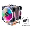 IWONGOU X99 Processor Cooler Am4 4 Heatpipes Radiator IWONGOU 4Pin PWM Cooling CPU 90mm RGB Fan for Intel Lga 2011/1366/1700/AMD