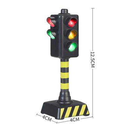 Çocuklar Mini Trafik İşaretleri Işık Hız Kamerası Oyuncak Müzikli Led Trafik Kuralı Oyuncak