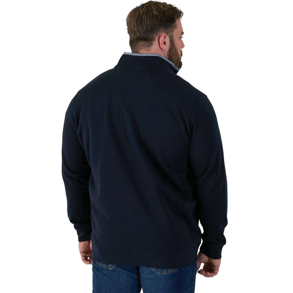 Duke Mens D555 Johnson Full Zip Kingsize Sweatshirt