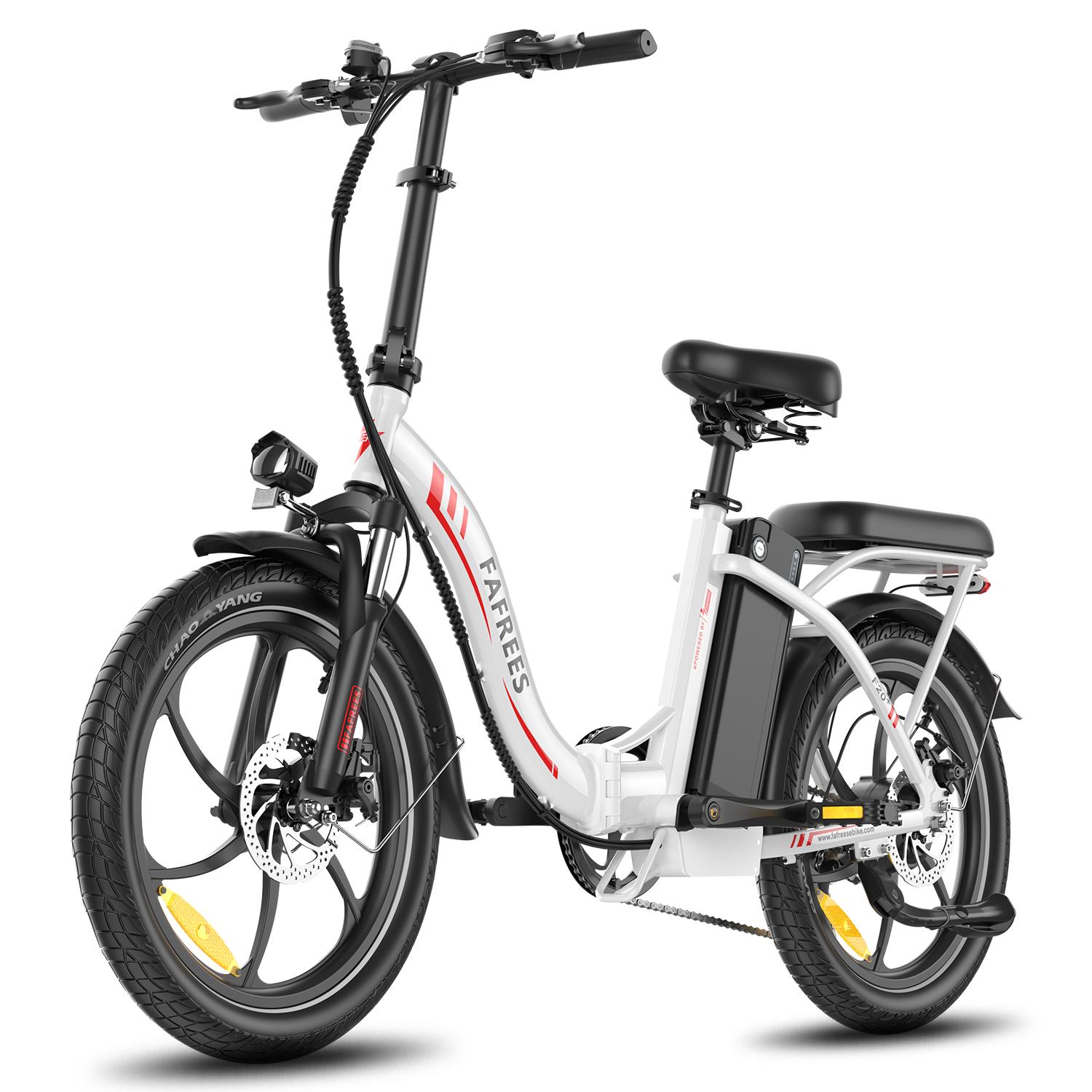 Ecojoyer Ride Fafrees F20+ Faltbares Elektrofahrrad 250W Motor 36V 20Ah Akku 20*3.0 Zoll Fat Tires 25km/h Höchstgeschwindigkeit 90km Maximale Reichweite Shimano