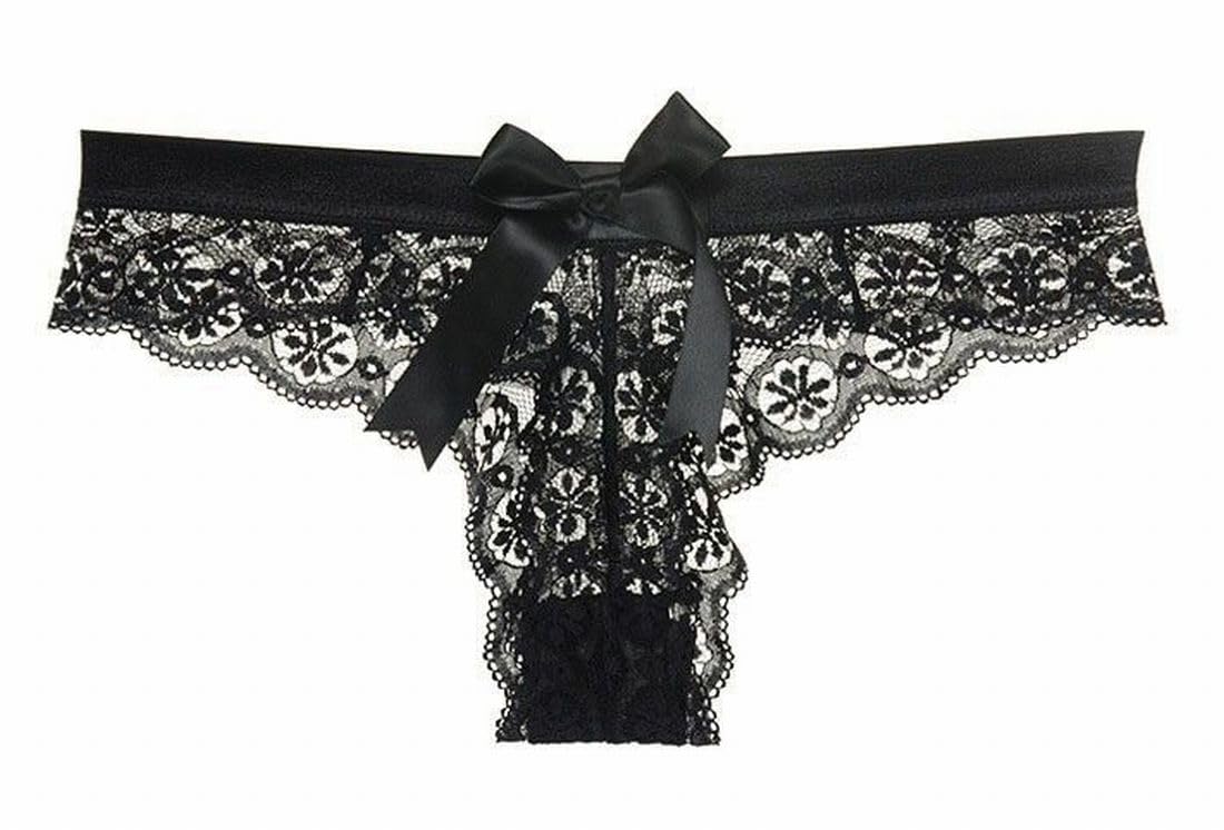 

Plus Nao Plus 3XL Женские трусики Т-образной спинкой, трусики хипстеры с низкой посадкой, Размеры, Черный,