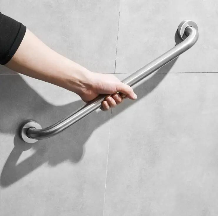 Bathroom bathtub black stainless steel armrest toilet handle Grab bar toilet elderly accessibility railing