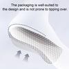 Inner Heightening Insole 2-4cm Lift Pads Soft Cushioned & Breathable with Odor Control, Non-Slip Design 3/4 Length Invisible Lift Pads for Sneakers &