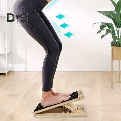 Calf Stretching Slant Board Adjustable Physical Therapy Incline Board Men Women Home Gym Workout Squat Wedge Mobility Training Ankle Calf Stretcher