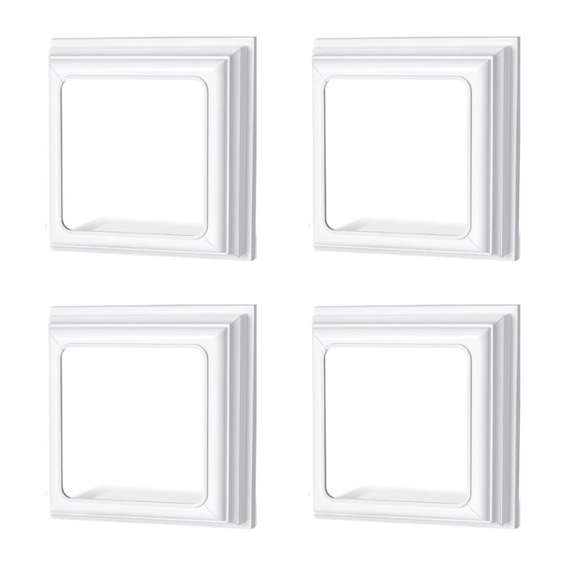 4/8pcsTrim Post Base Covers Waterproof Strong Sleeve Wrap Strong Deck Post Skirts set for Deck Column