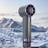Portable Handheld Turbo Fan Small Pocket Fan High Speed Desktop Cooling Fan USB Rechargeable for Outdoor Activities Working