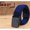TUSHI Alloy Buckle Elastic Canvas Pants Belt Youth Nylon