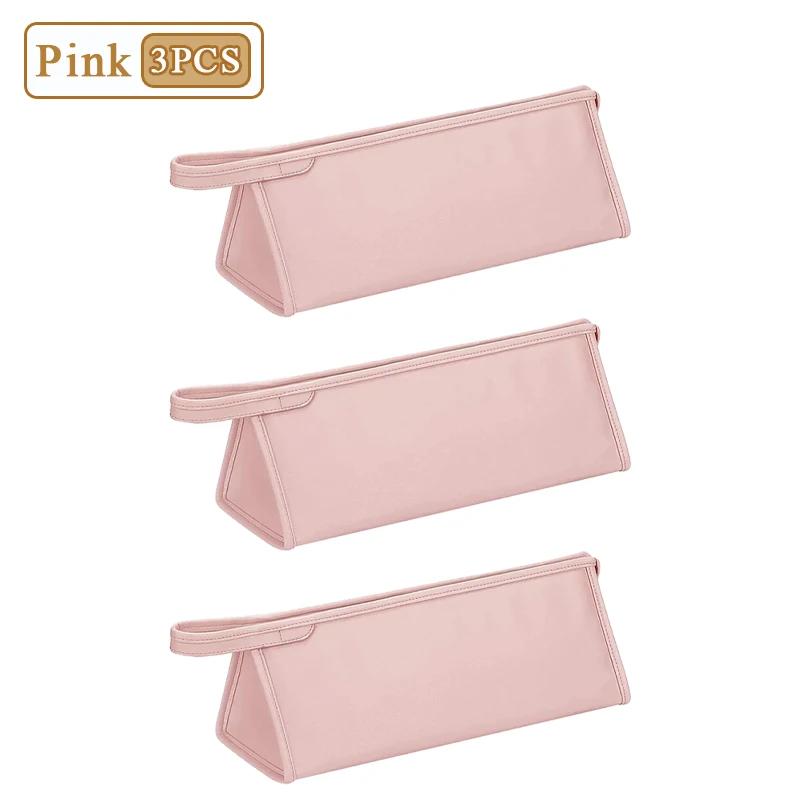 1/3/5PCS Portable Hair Dryer Travel Storage Bag PU Leather Waterproof Hair Straightening Iron Curling Iron Set Organizer