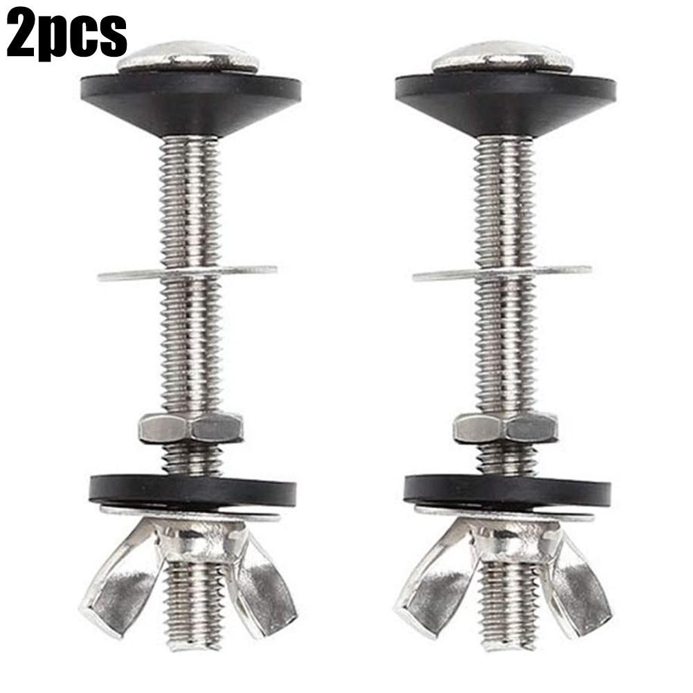 New Kit Water Tank Bolt Cistern To Toilet Toilet WC 100% Brand New 304 Stainless Steel Bolts Pan Close Coupling