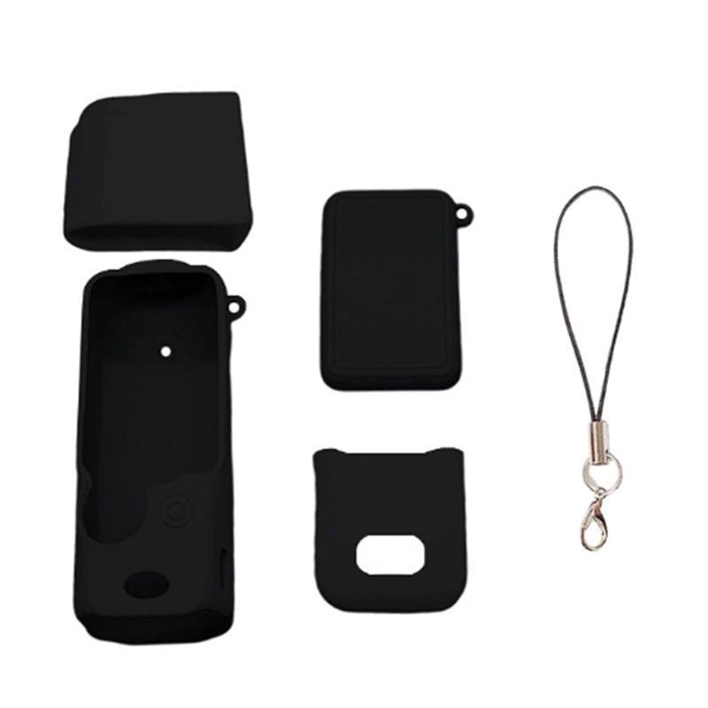 DJI OSMO Pocket 3 Silicone Case and Lens Cover: Dustproof & Drop-Proof Protection Accessory