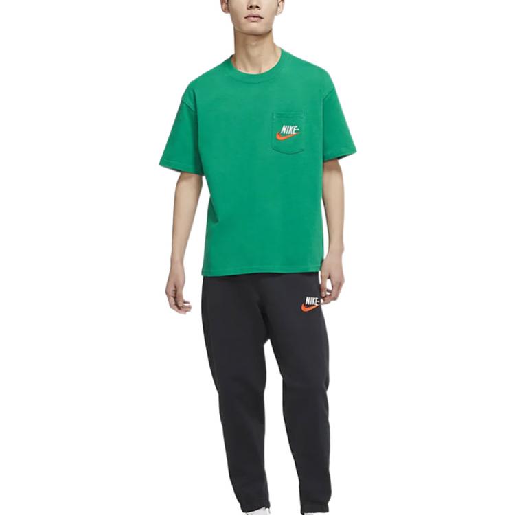 Nike Sportswear Casual Logo Crew Neck Short Sleeve T-Shirt Men Tops Peacock-Green DM6426-365