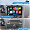 Car Radio 9in IPS Touch Screen Voice Control Car Stereo with Rear Camera Mic for Teana Altima 2008 2009 2010 2011 2012