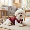 Perro Mascota Oso de Peluche Perro Pequeño Gato Primavera y Verano Ropa para Perros Traje Delgado Camisa Traje Vestido de Boda