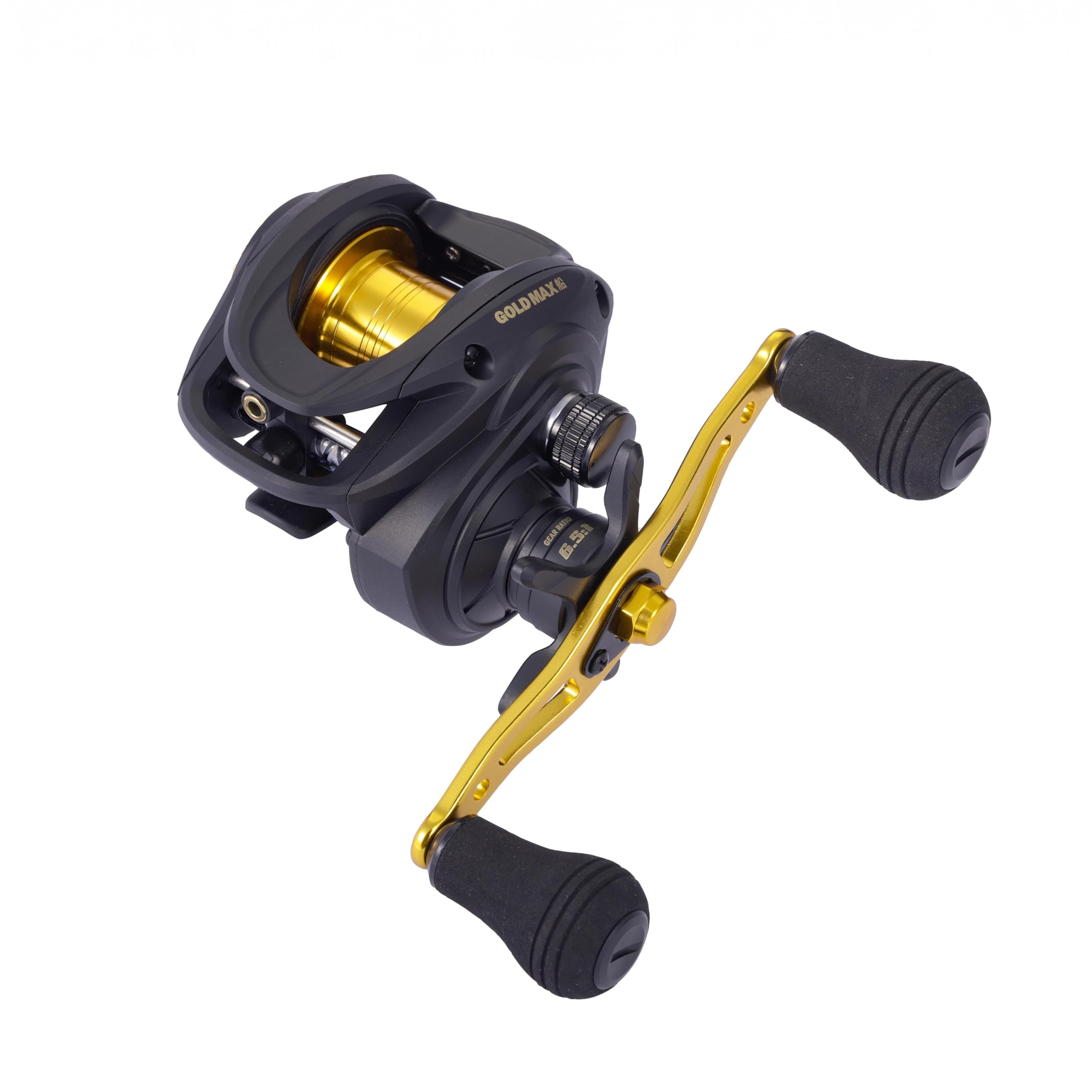 

Abu Garcia Gold Max Boat Baitcasting Reel for Filefish and Tairaba Left-Handed Double-Axis золотой