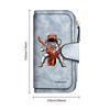 Cute Astronaut Printed Wallet Fashion Portable Long Purse Casual Multifunctional Card Holder for Daily Use