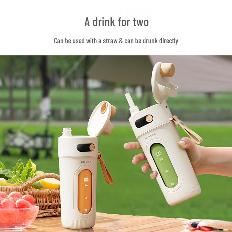 Portable 12-Blade Juicer with Power Display