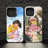 Anime Candy Candy  Phone Case For iPhone17,16,15,14,13,12,11 Pro Max Blcak Colorful Silver Plated Inside Cover