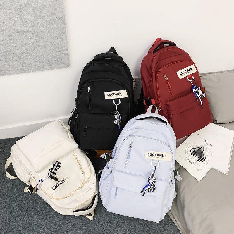 Stylish Large Capacity School Backpack for Students: Junior High, High School, University - Unisex Design for Simple Travel