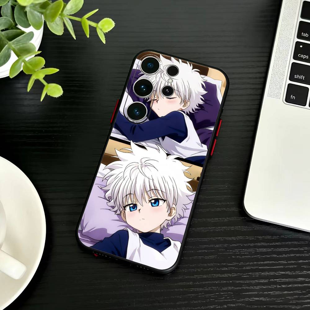 S-Killua Zoldyck H-Hunter X Hunter Phone Case For Samsung S26,S25,S24,S23,S22,S21,S20,Plus,Fe,Lite,Others Black Cover