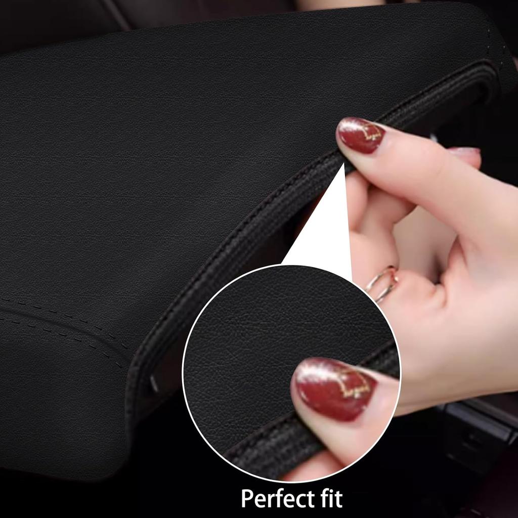 Armrest Cover for Lexus RX 350 Series/ RX400H 2016-2022/Lexus Rx 350L 2018-2022. Well-Make Durable Middle Protective Cover,Black.