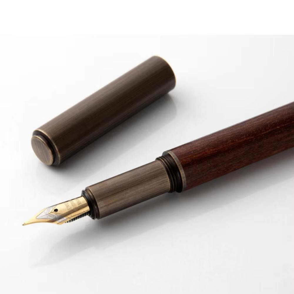 Retro Wood Pen Elegant Luxury Writing Pen Fountain Pen Handmade For School Writing Calligraphy