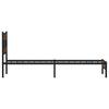 Bed Frame without Mattress Brown Oak Look 90x190 cm Engineered Wood