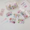 Metal Brooch Set Mini Cute Backpack Badges Cartoon Badge Set Colorful 25mm Badge For Backpack Gift Clothes
