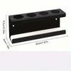 1Pc Toothbrush Holder Stand Electric Toothbrush Organizer Bathroom Diatomite Base 4-Slot Storage Box Multi-Functional Brush Rack