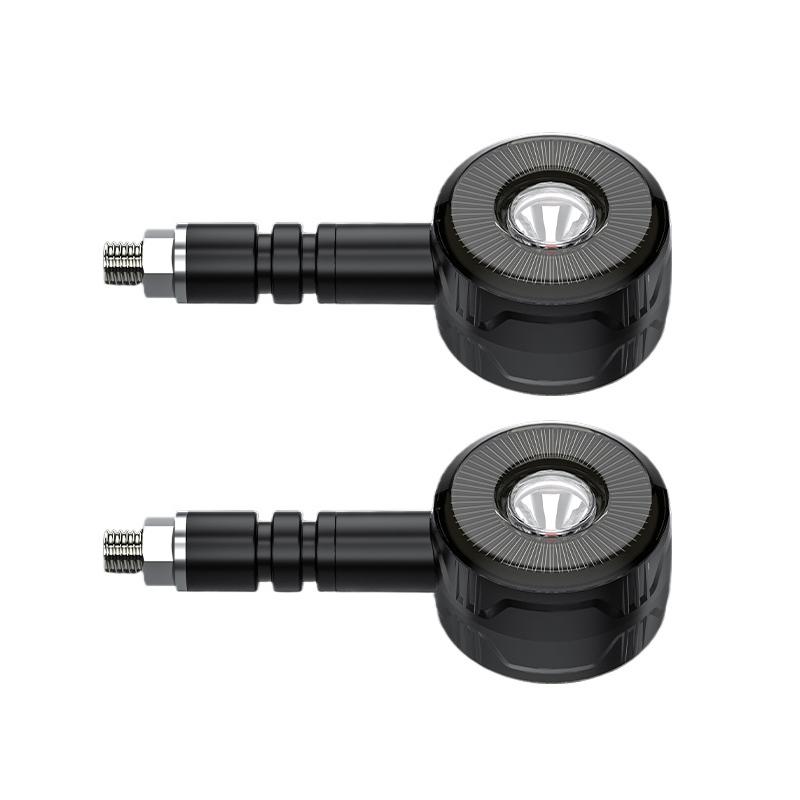 

SEAMETAL Motorcycle LED Turn Signal Light Moto Flasher Lamp LED Brake Strobe Light RGB Flash Lamp 12V Moto Indicator Blinker B 1 pair