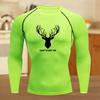 Graphic Compression Running Shirts Men Gym Workout Running T-shirt Summer Athletic Quick Dry Tees Tops Short Sleeve Rash Guard