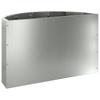 Plant Pot Silver 60 X 30 X 35 Cm Galvanized Steel
