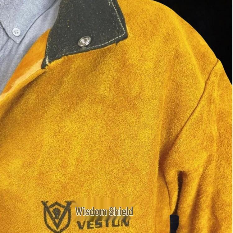 VESTUN Welding Suit: Heat-Resistant Cowhide Workwear Set