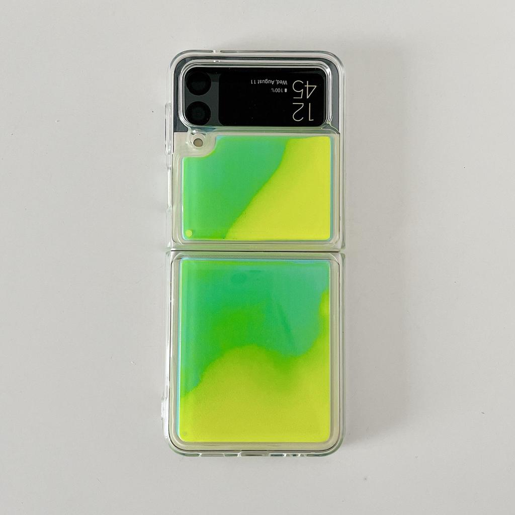 Samsung Z Flip3 Luminous Glitter Anti-Drop Foldable Phone Case