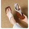 Square Toe Peep Toe Modern Sandals Buckle Strap Women's Sandals Shoes for Women 2025 New Summer Novelty Women's Sandals