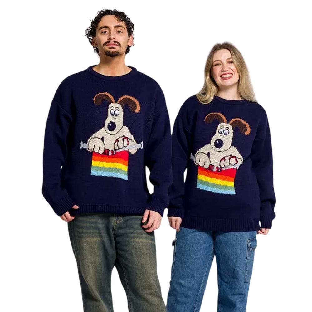 Wallace and Gromit Unisex Adult Gromit Knitted Jumper