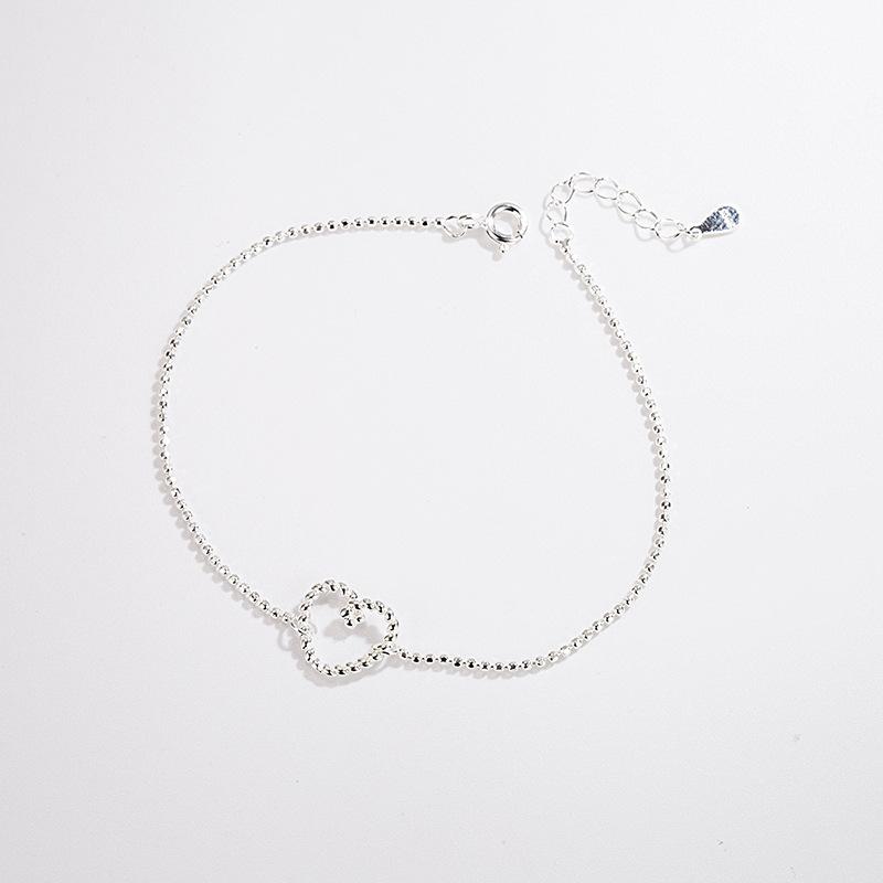 

Нишевый браслет из стерлингового серебра 925 пробы, корейский простой поворотный браслет «Любовь», подарок для девочек, аксессуары для рук