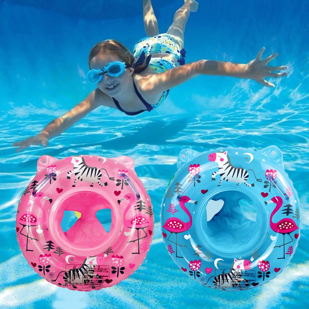 Baby Swim Ring Forest Pattern Baby Float Swimming Ring Comfortable and Firm Seat Ring With