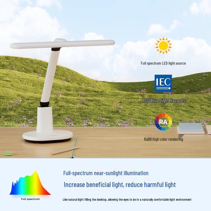 Panasonic Full Spectrum Eye-Care Desk Lamp