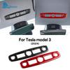 Real Soft Carbon Fiber Reading Light Frame Cover For Tesla Model 3 Highland 2024 Model Y Juniper 2025-UP Trim Car Accessories