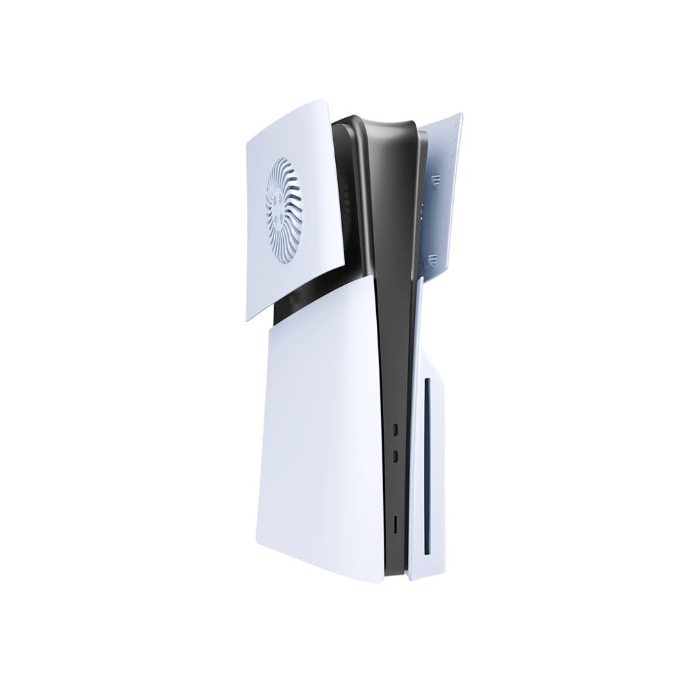 Øvre topp halvt øvre dekselplater Utskifting av kjøleventiler panelkonsoll frontplate for PS5 Slim