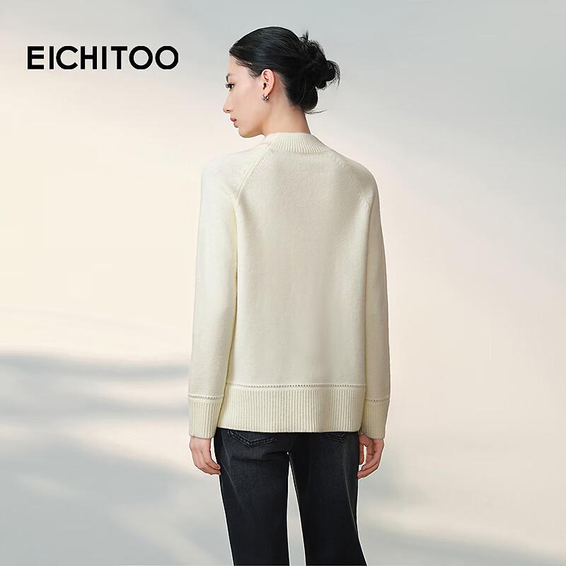 EICHITOO Women's Mock Neck Knit Sweater