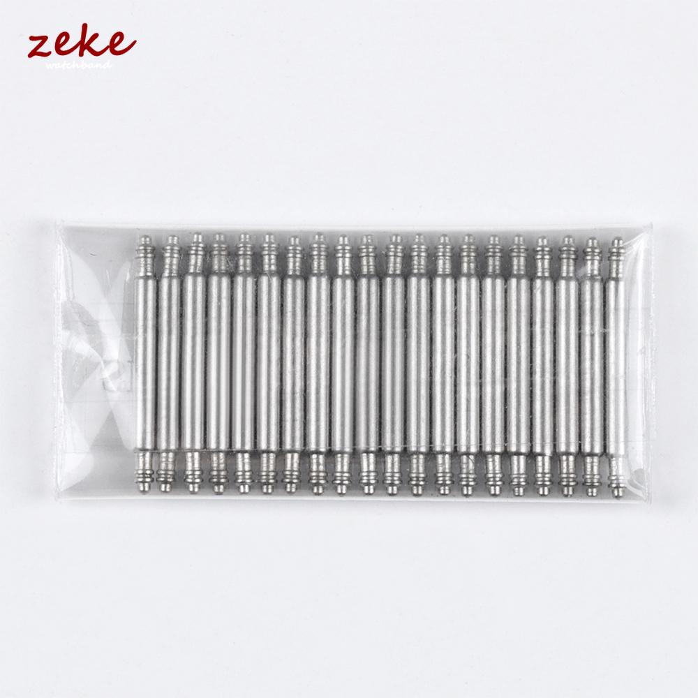 20 Stück Ø 1,5 mm/1,8 mm Stahlfederstege Armbandgliederstifte Passend für 14 mm 16 mm 18 mm 19 mm 20 mm 21 mm 22 mm 24 mm 26 mm Uhrenarmband Zubehör