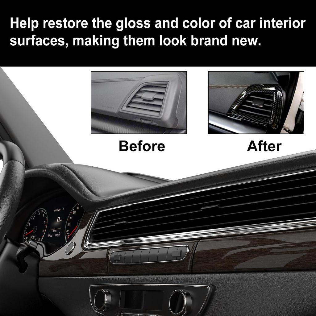 Homonth car interior refurbishment kit, instrument panel, wax, plastic cleaning, coating, glazing, daily maintenance 1set