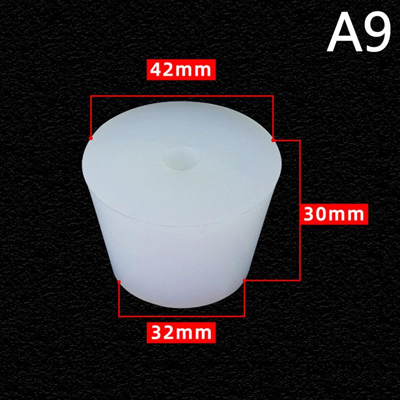 

Пищевой Домашний Пивоваренный Винный Стопор Коническая Силиконовая Пробка с Одним Отверстием для Гидрозатвора Барботера Клапан для Выхода Газов при Ферментации