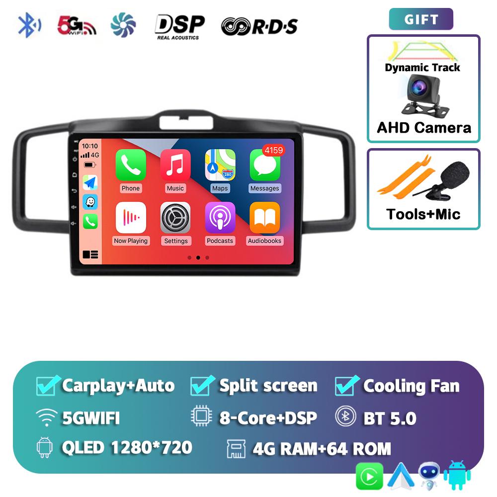 Android 14 CarPlay Auto Car Radio For Honda Freed 1 Spike 2008-2016 Multimedia Video Player 2din Navigation Stereo Head Unit DSP